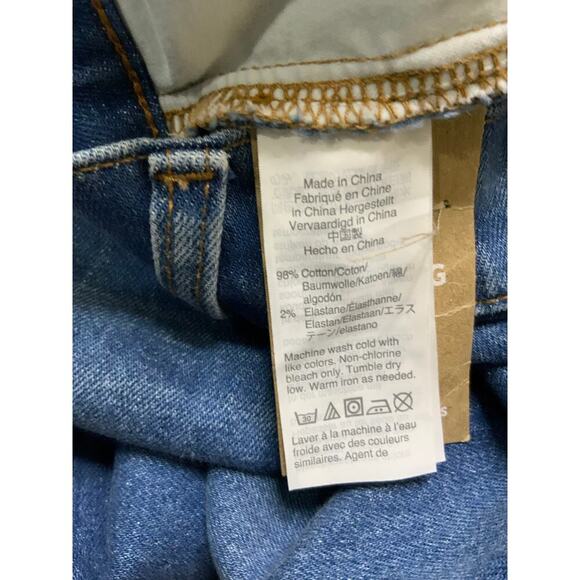 Madewell Jeans Womens 28 Slim Wide Leg Crop Button Fly Mid Wash Streetwear Denim - Picture 11 of 16